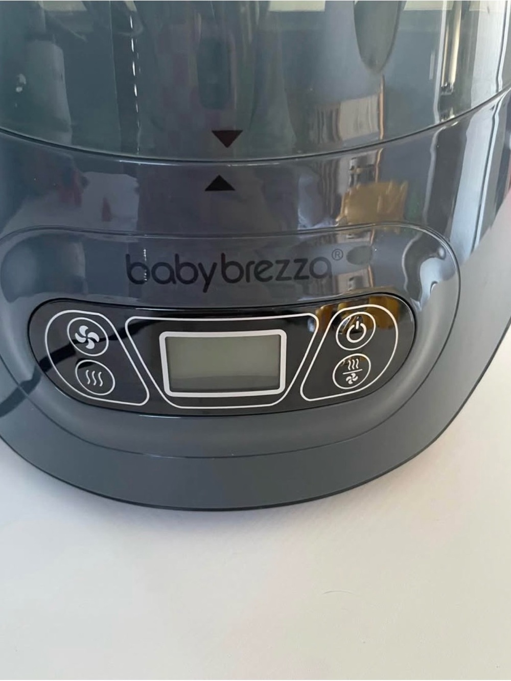 Baby Brezza sterilizer in Dark Gray